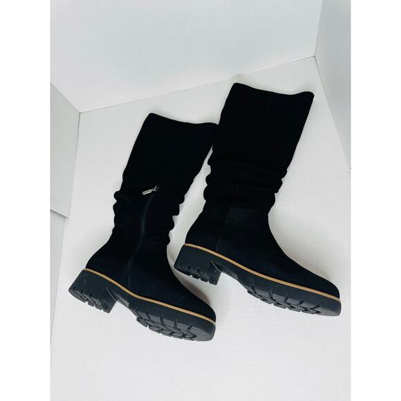 Blondo Kray tall Waterproof Boot in Black Suede size 8 - Picture 5 of 9